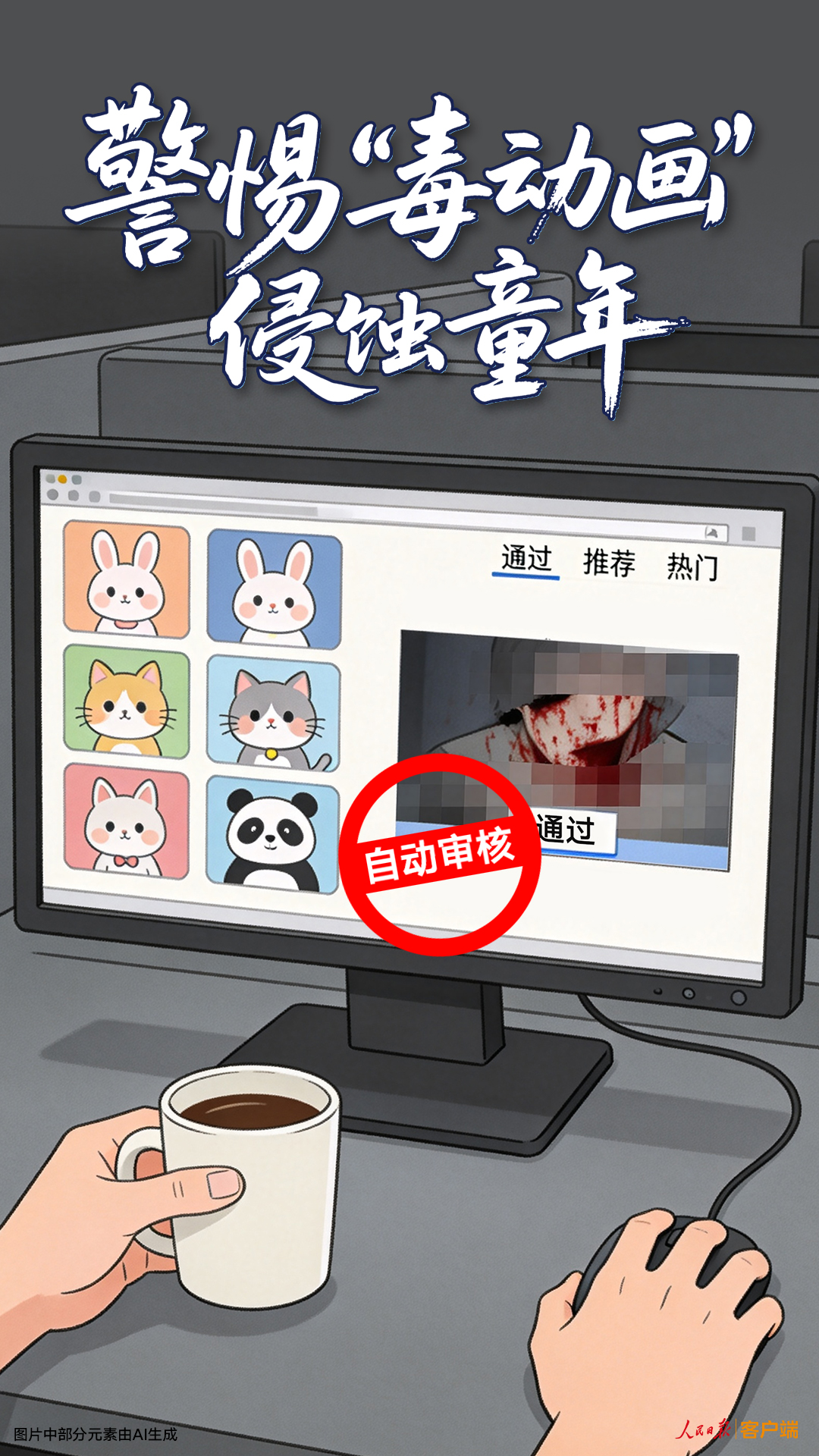 警惕“毒动画”侵蚀童年