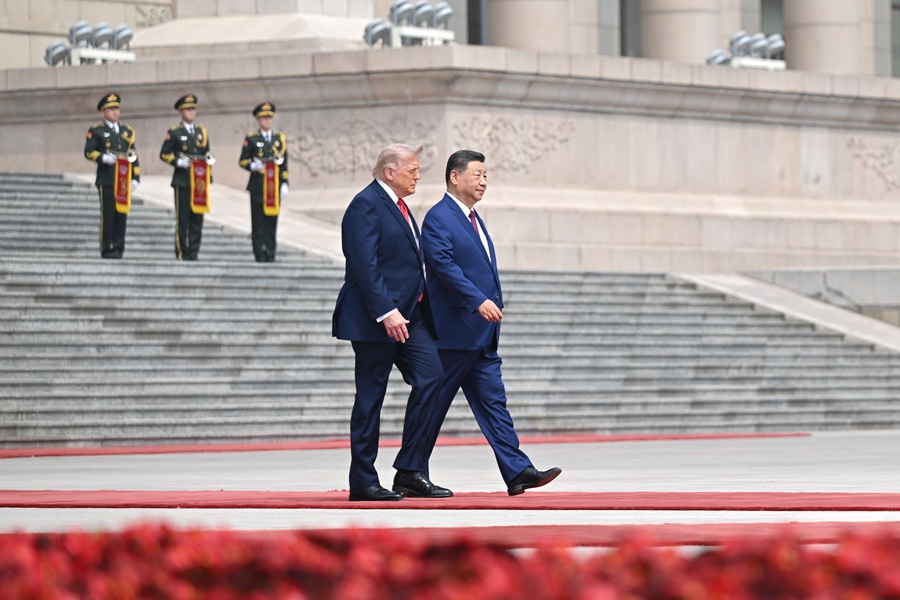 习近平同美国总统特朗普会谈
