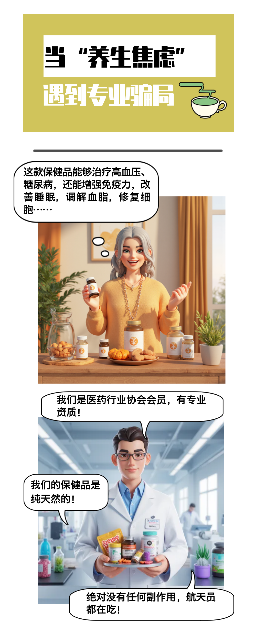 “漯小举”课堂丨当“养生焦虑”遇到专业骗局