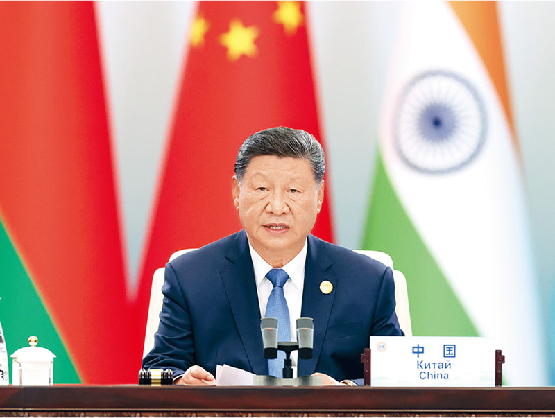 习近平：推动落实全球发展倡议、全球安全倡议、全球文明倡议、全球治理倡议