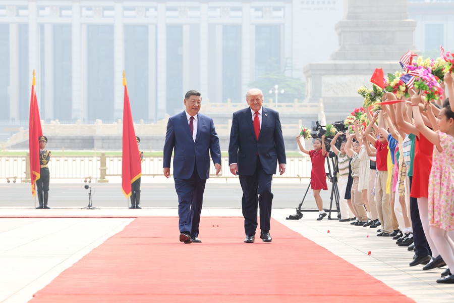 习近平同美国总统特朗普会谈