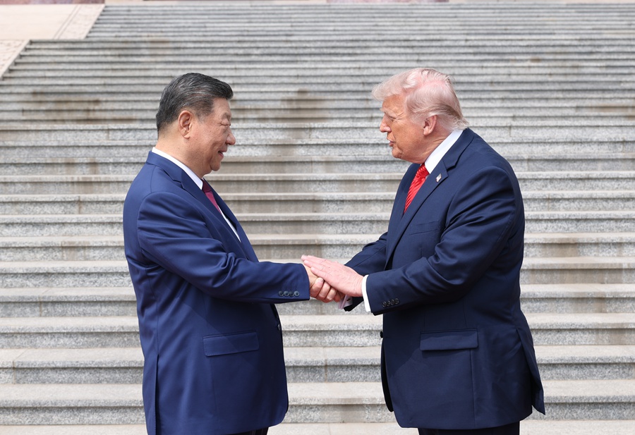 习近平同美国总统特朗普会谈