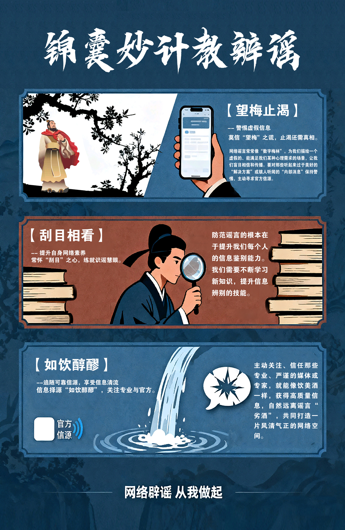 锦囊妙计教辩谣